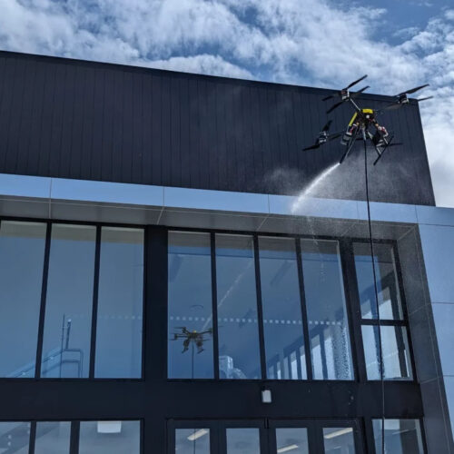 Drone Facade Cleaning